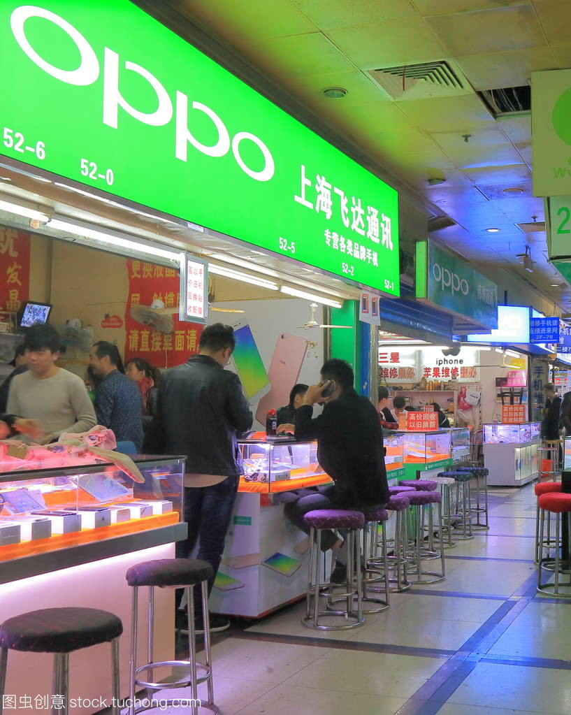 Oppo手機在中國上海市場的電子產品銷售現狀